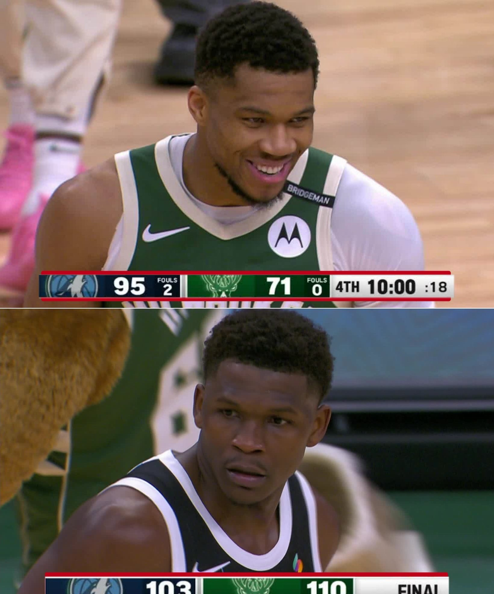 关于雄鹿险胜热火，近期状态回升的信息